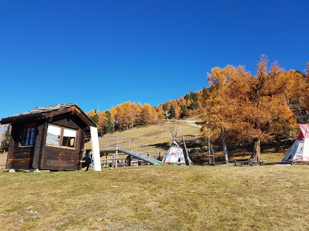 Chalet Schneevogul Grachen Exterior photo